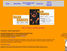 Tablet Screenshot of haandances.com